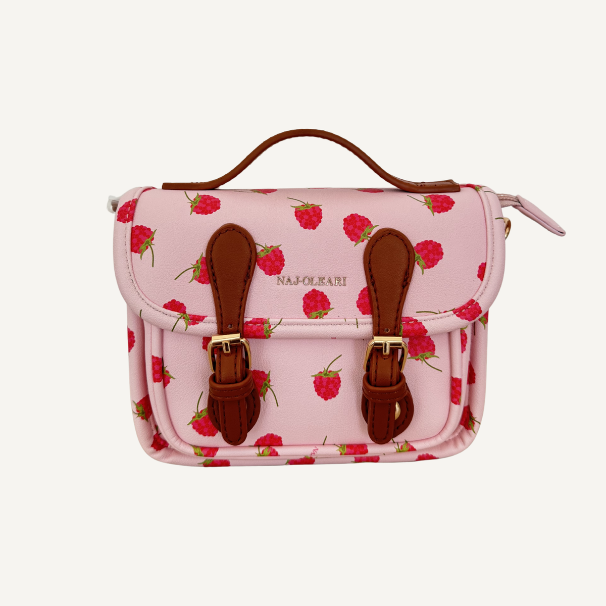 Borsetta Mini Size con Lamponi Bianco/Rosa | 10490