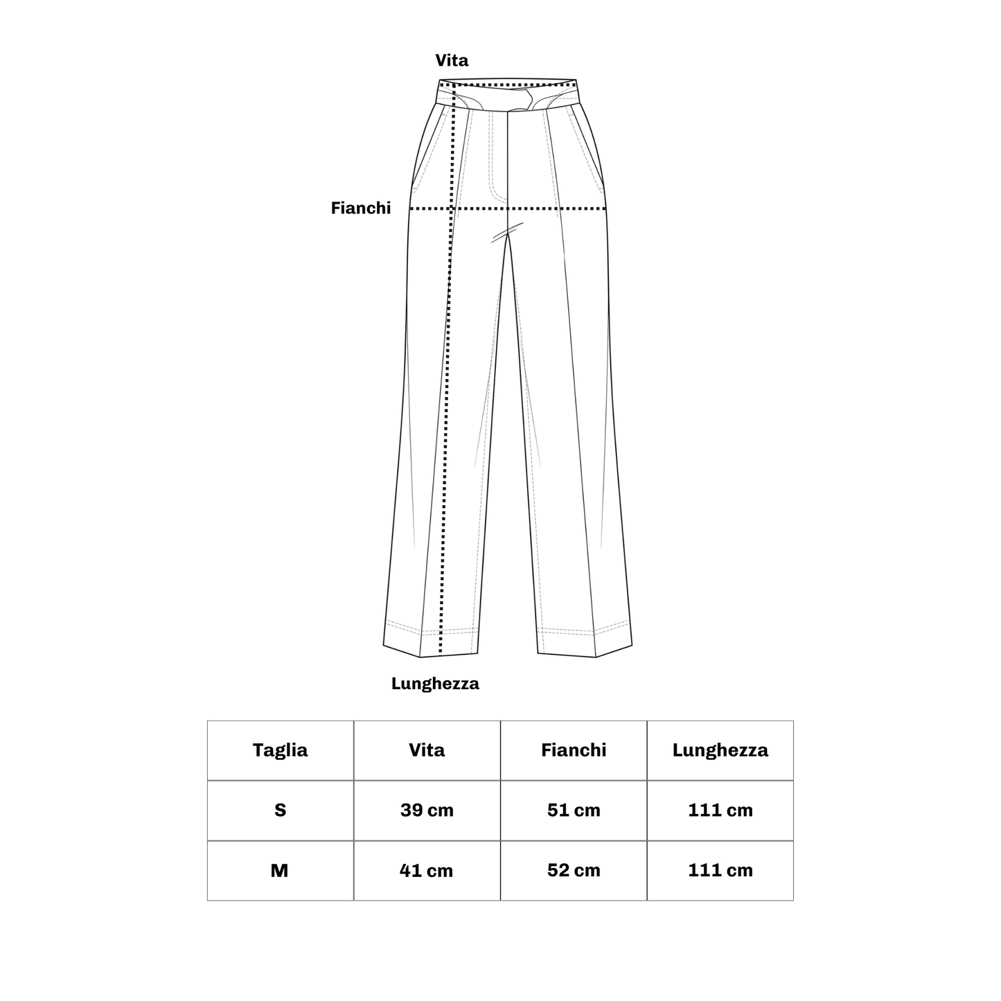 Pantalone Palazzo Old Money Latte | 10521