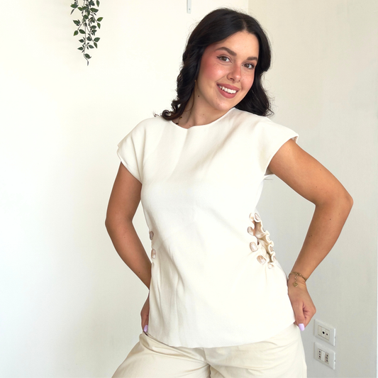 Maglia Moirè Impreziosita | 10567