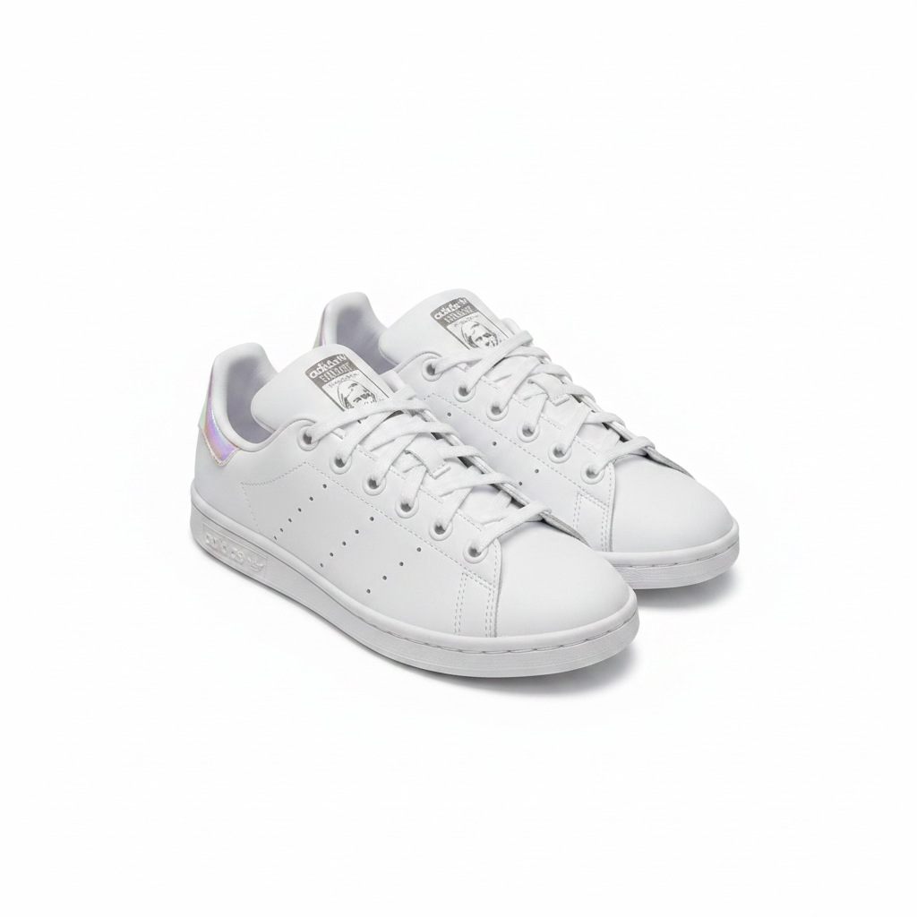 Stan Smith iridescente coppia lato