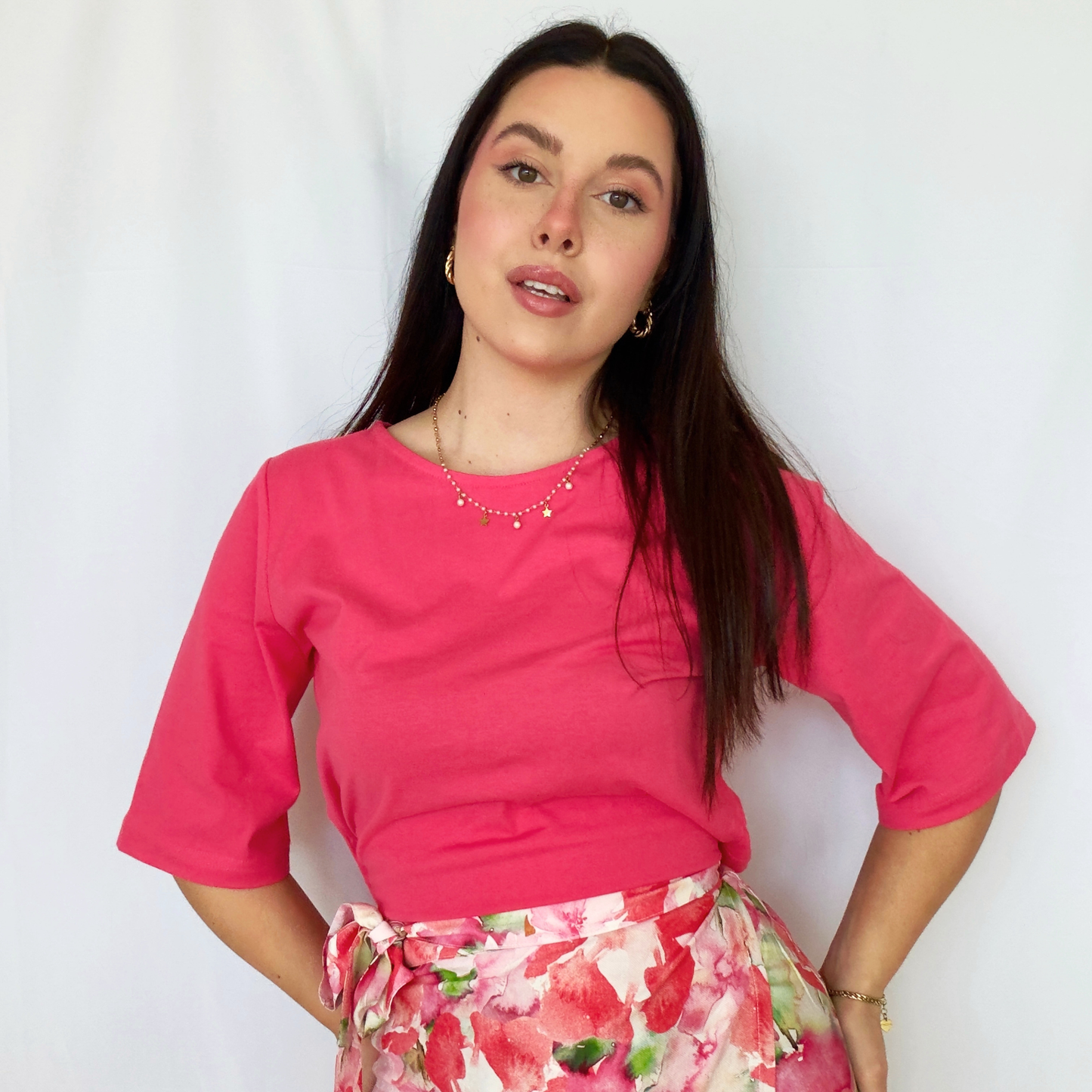 Maglia Cadeau con Fiocco Fuxia | 10465
