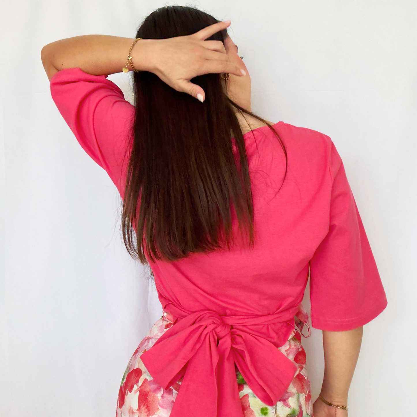 Maglia Cadeau con Fiocco Fuxia | 10465