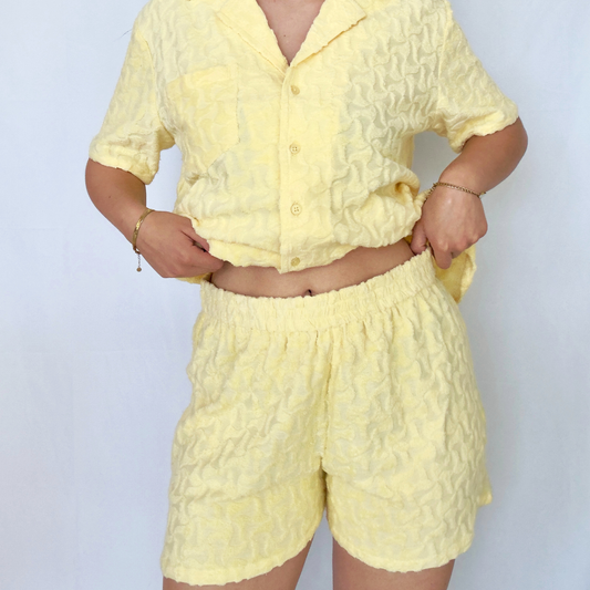 Shorts Relax Giallo Pastello | 10472