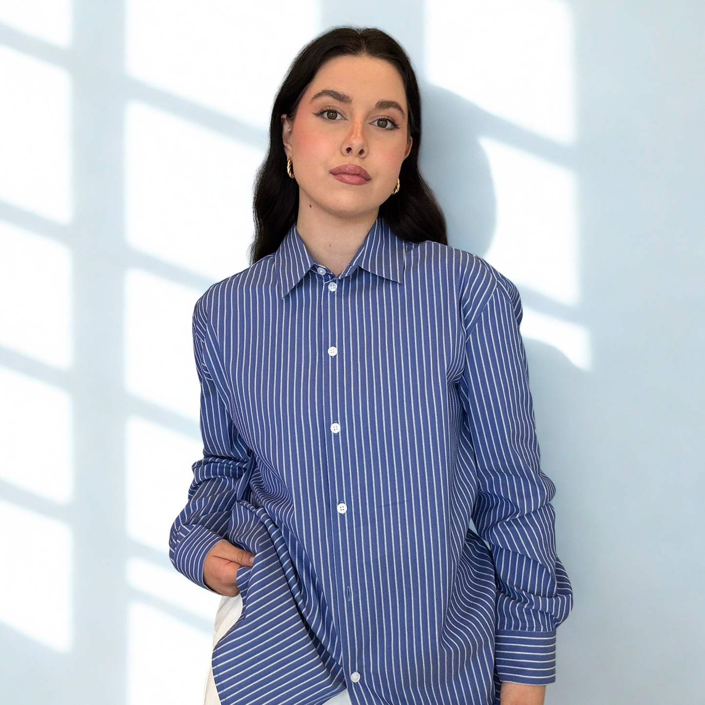 Camicia Muse Blu/Verde | 10357