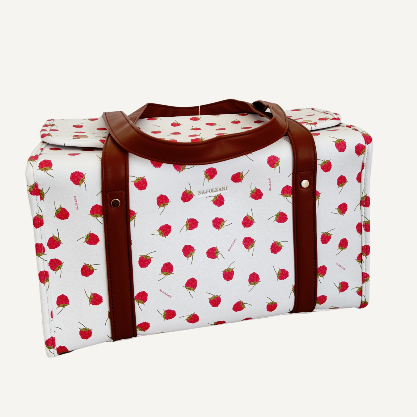 Duffle con Lamponi Bianco/Rosa | 10491