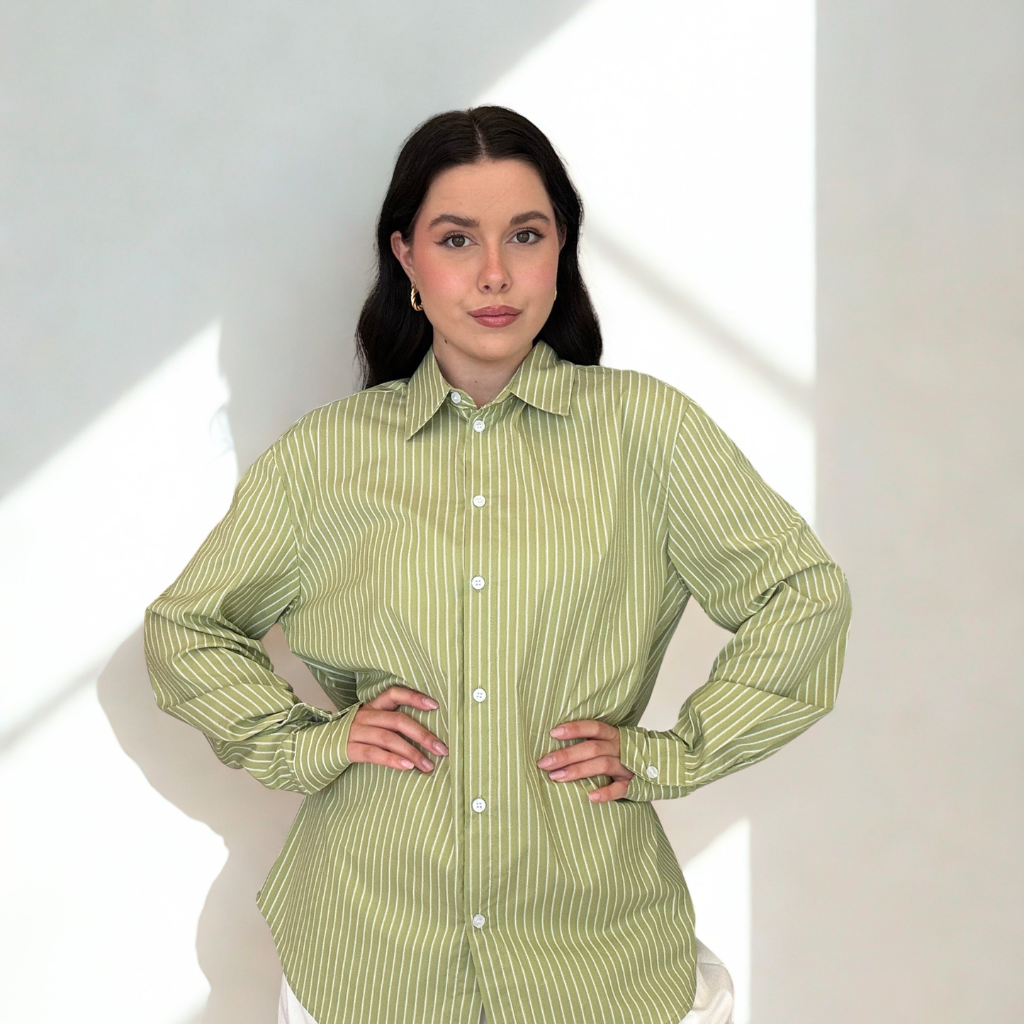 Camicia Muse Blu/Verde | 10357