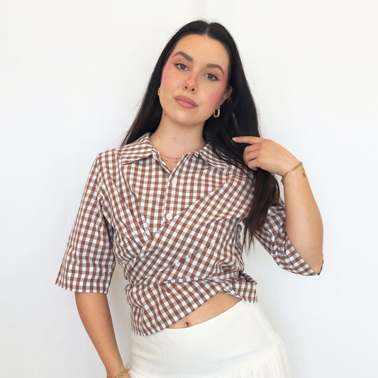 Camicetta Brigitte in Marroncino Cadeau | 10479