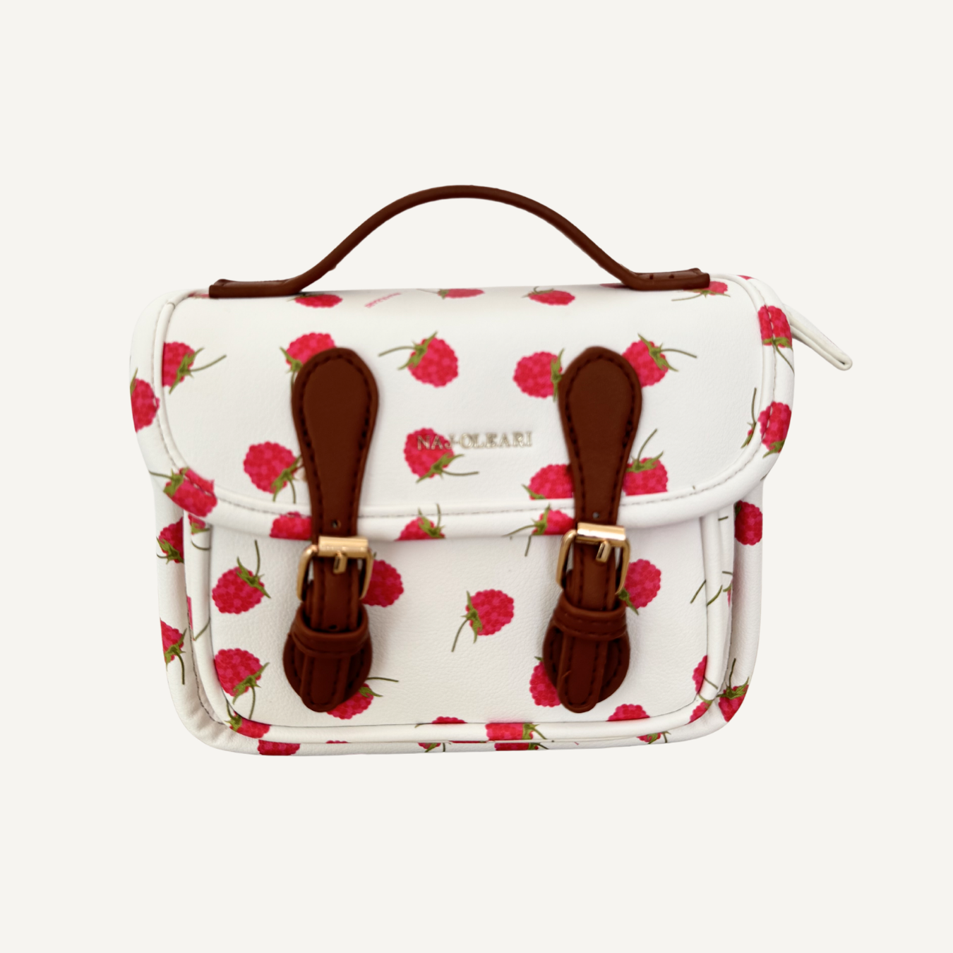 Borsetta Mini Size con Lamponi Bianco/Rosa | 10490