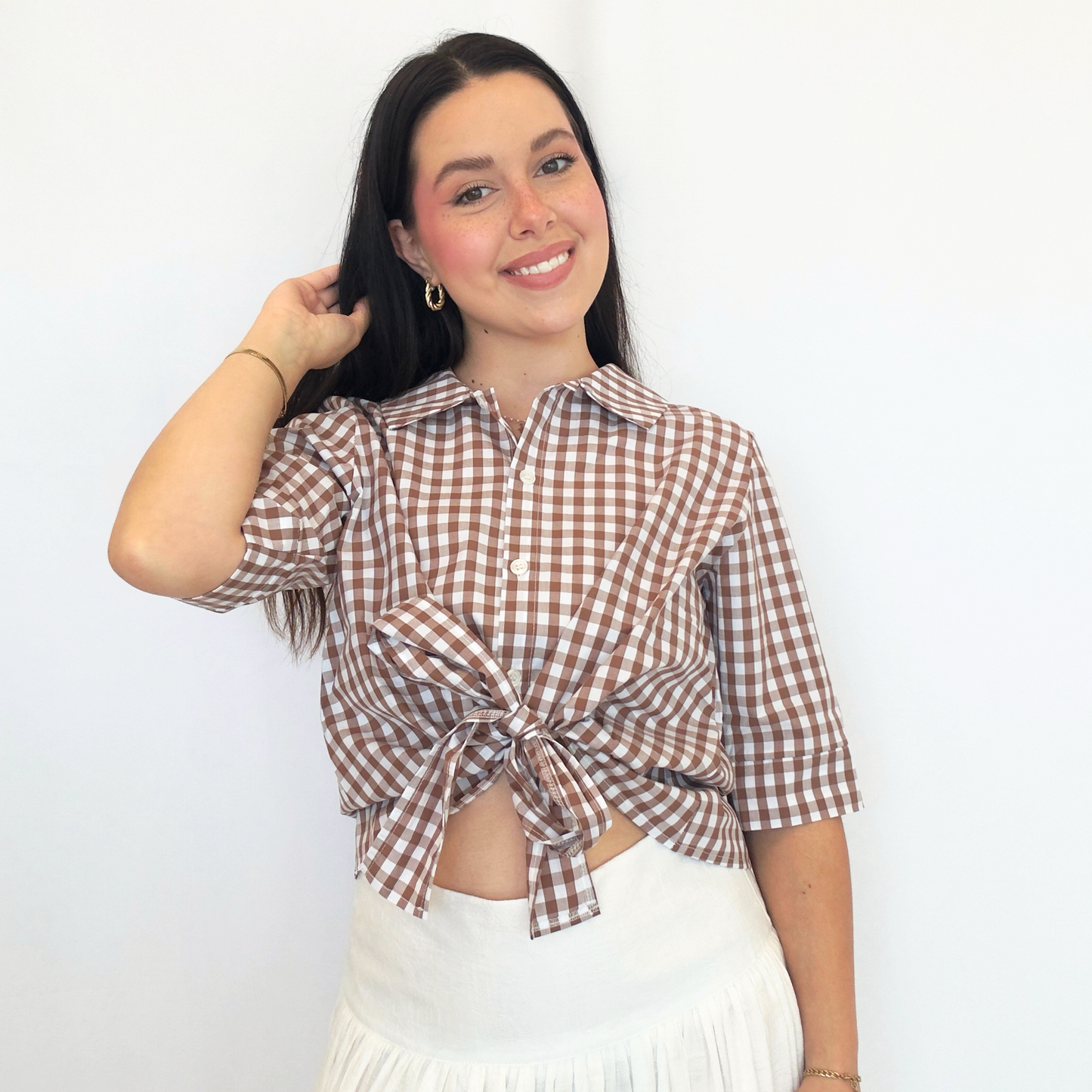 Camicetta Brigitte in Marroncino Cadeau | 10479