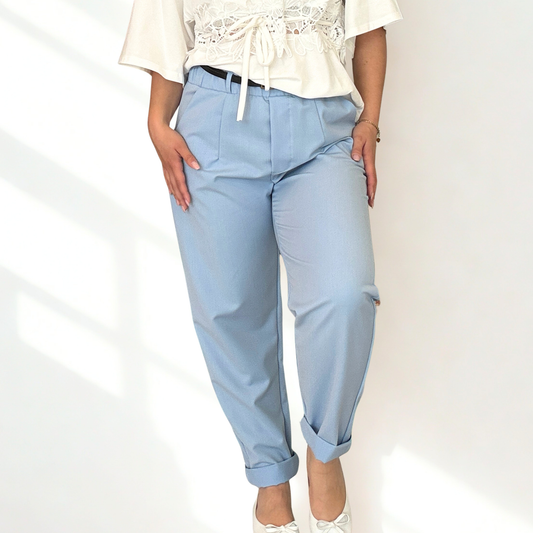 Pantalone Azure Fit Azzurro/Moro | 10385