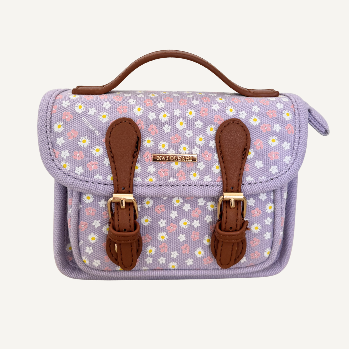 Borsetta Mini Size con Margherite Lilla/Blu | 10487