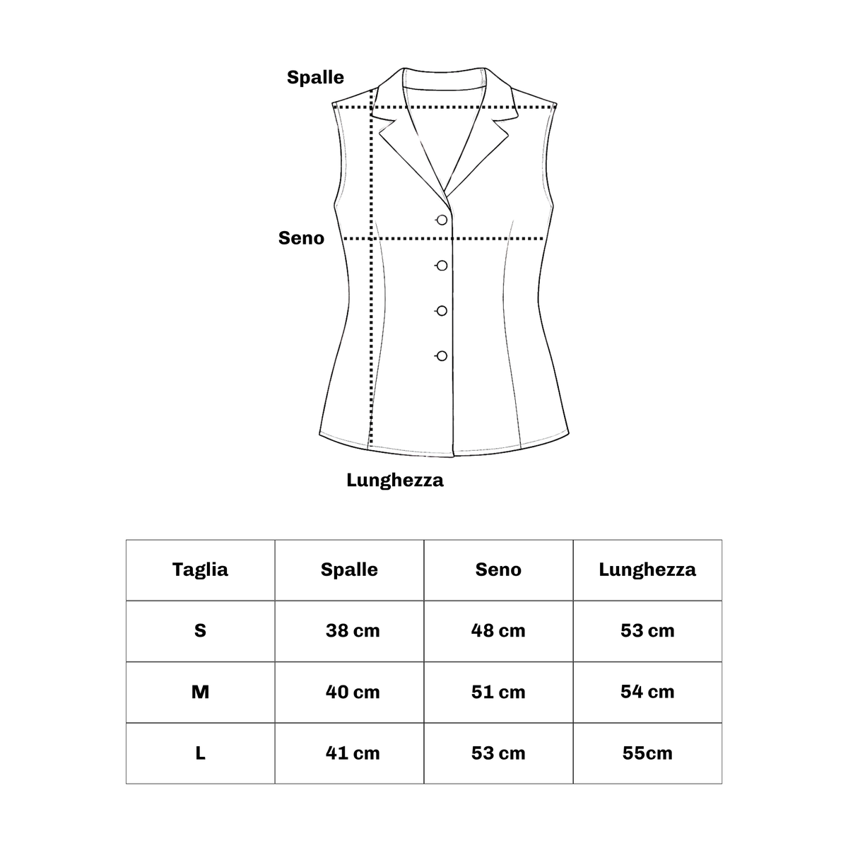 Gilet Faille in Panna | 10528