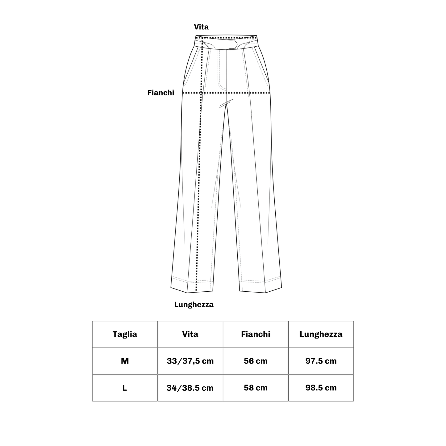 Pantalone Cotone Ricamato Coulisse Marrone/Bianco | 10403