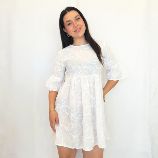 Abitino Shimmer Sangallo Porpora/Bianco | 10475