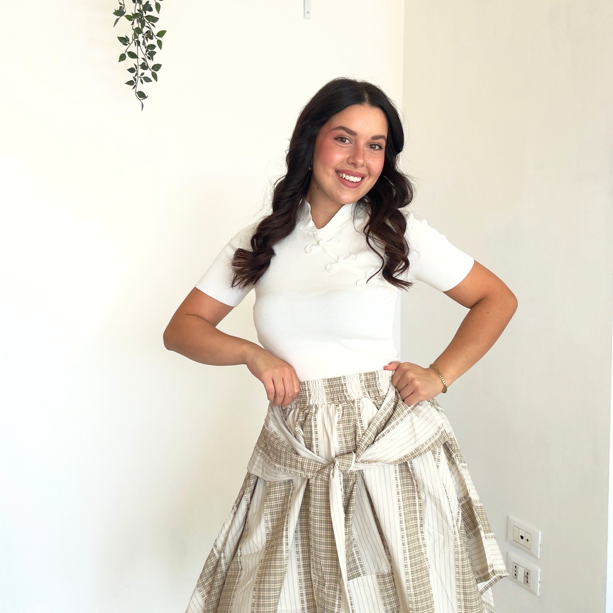 Maglietta Intarsio Alamari | 10540
