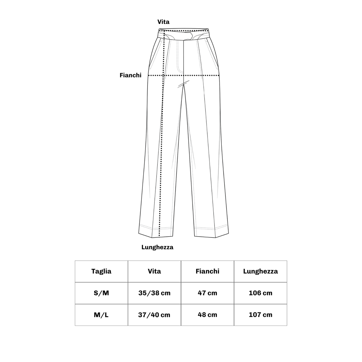 Pantalone Neutral con Cinturina | 10563
