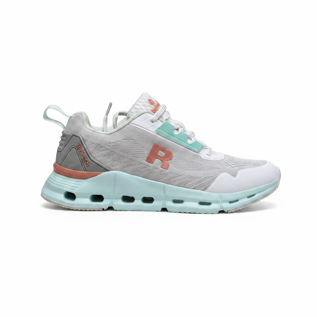 Sneaker singola sfondo bianco