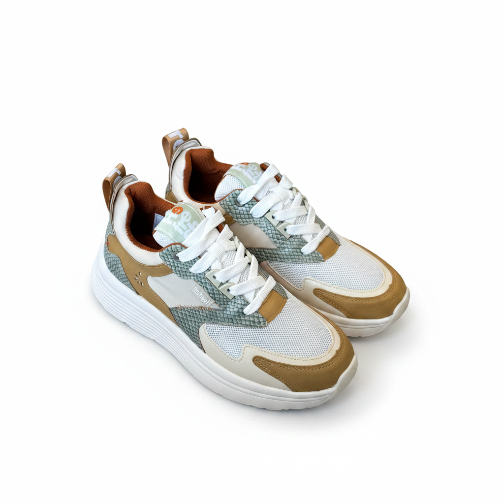 Sneakers coppia sfondo bianco