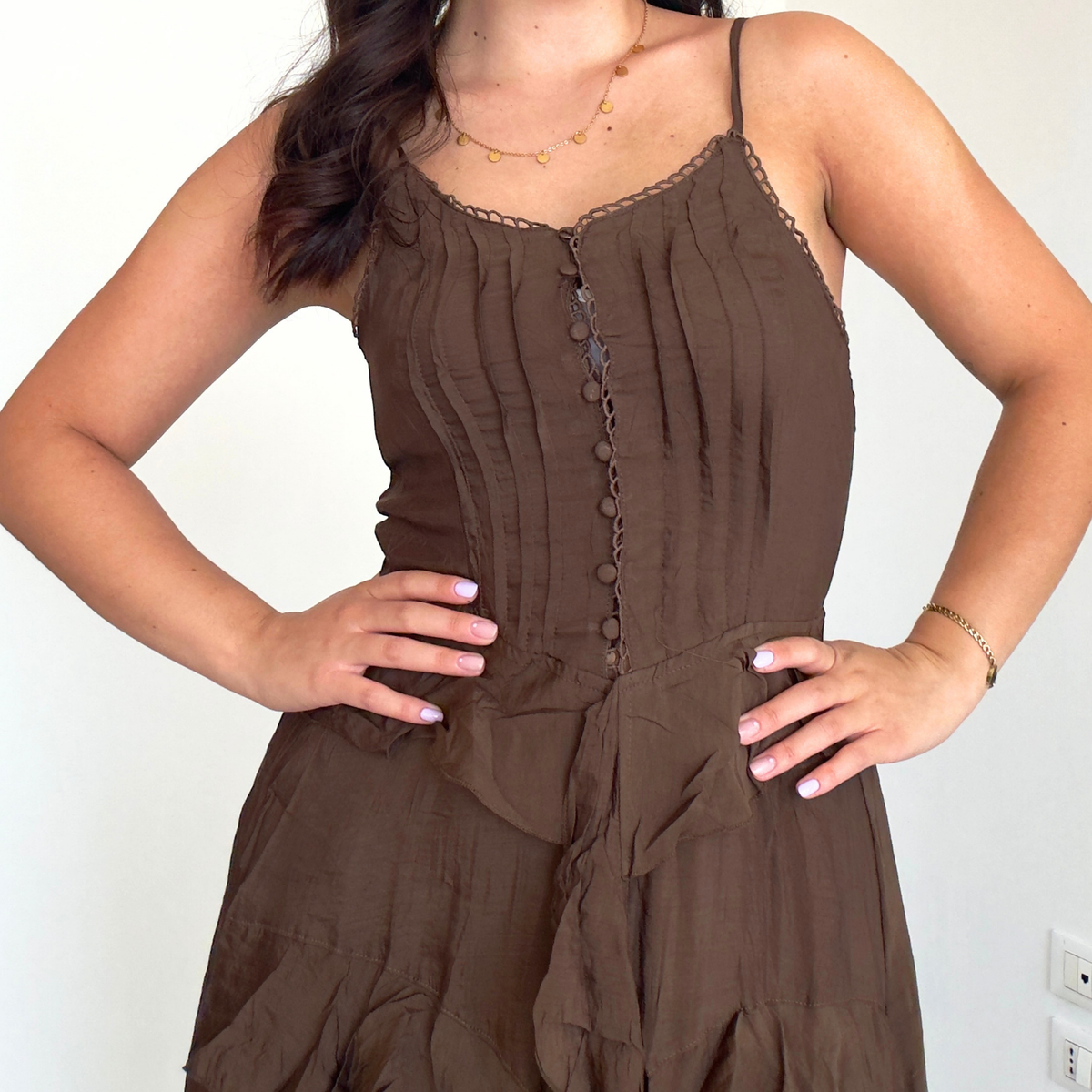 Abito Onda con Pantaloncino Incluso  | 10538