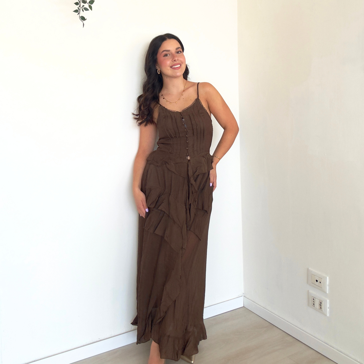 Abito Onda con Pantaloncino Incluso  | 10538