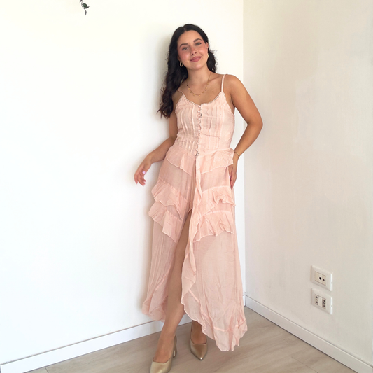 Abito Onda con Pantaloncino Incluso  | 10538